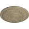 Ekena Millwork Rose Ceiling Medallion (Fits Canopies up to 13 1/2"), Hand-Painted Gobi Desert, 33 7/8"OD x 2 3/8"P CM33ROGDF - alternate 2
